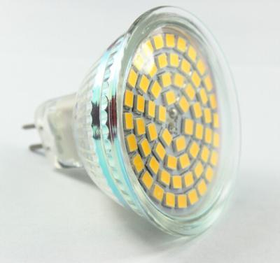 China led spot light 60pcs Epistar led SMD2835 MR16 AC12V 220V dimmable GU10 E27 glass cover for sale