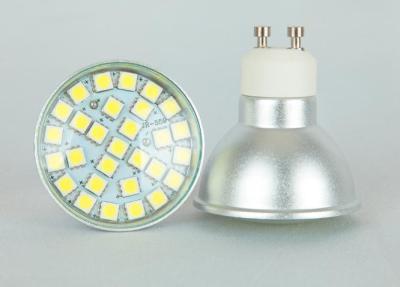 China 5W SMD5050 sliver aluminum housing led spotlights bulbs GU10 MR16 indoor lighting for sale