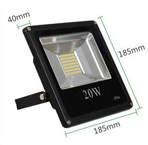 China 20W black white aluminum fixture IP66 240V customized voltage dimmable high PFC PIR sensor for sale