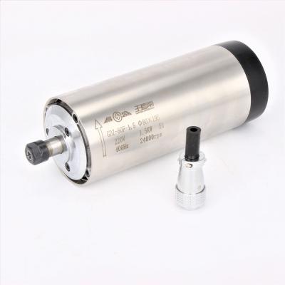 China 1.5KW ER11 24000rpm Air Cooled Spindle DRILL Motor For Wood CNC Working Machine for sale