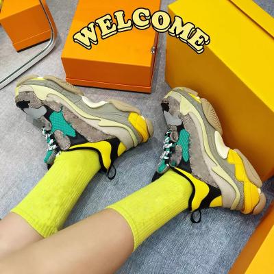 China As Shown Men Sneakers Unique Luxury Designer Air Lowest Price Famous Brands Fashion Running Sports Triple S B Sneakers Tennis Shoes for sale