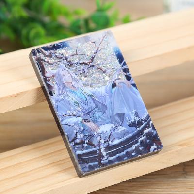 China Eco-friendly Custom Acrylic Liquid Acrylic Key Chain Art Moving Picture Painting Key Chain Flow Sand Blanks for sale