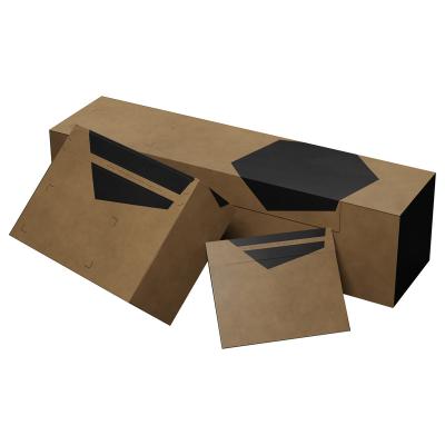 China Recyclable Black Mailing Boxes Custom Logo Size Corrugated Packaging Box For Small Business for sale