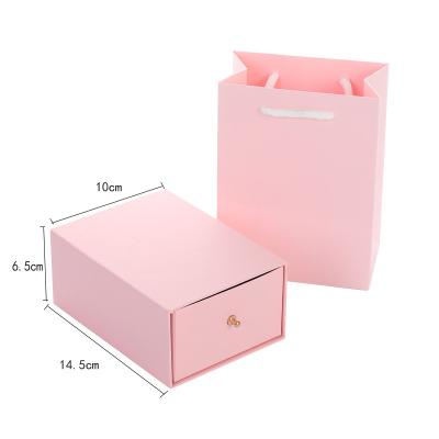 China Recyclable Custom Logo Packaging Drawer Paper Box For Clothing / Shoes / Gift Packaging for sale