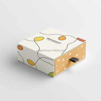 China Recyclable Custom Logo Sliding Drawer Jewelry Packaging Paper Box For Apparel / Gift for sale