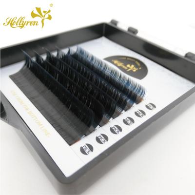 China Super Soft Silk Eyelash Extensions Different Volume 3D Comfortable / Soft / Lightweight Wholesale Eyelash Extensions for sale