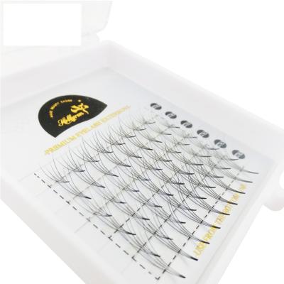 China High Quality Comfortable/Soft/Light Volume Eyelash Extensions Russian Private Label Pre Fanned Eyelash Extension Seller for sale