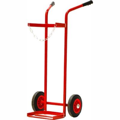 China Storage 45kg LPG Gas Cylinder Trolley All Terrain Universal LPG Gas Cylinder Cylinder Trolley for sale