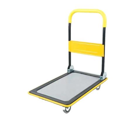 China Convertible Dolly Storage Platform Cart Heavy Duty Single Handle Large Steel Folding Platform Forklifts for sale