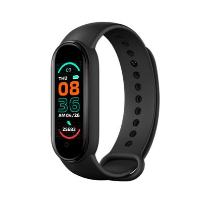 China 2021 Newest APP Control M6 Smart Watches Factory Wristband Fitness Tracker Heart Rate Blood Pressure Top Sell Smart Wristwatch Sport M6 Band for sale