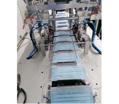 China Making Face Mask Disposable APARTMENT Mask Making Machine - 1-DRAG-1 SERVO DRIVEN for sale