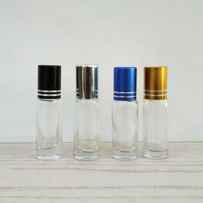 China Xuzhou FactoryBrown Amber Glass Essential Oil Roller Personal Care Bottles With Stainless Steel Roller Balls For Perfumes And Lip Balms for sale