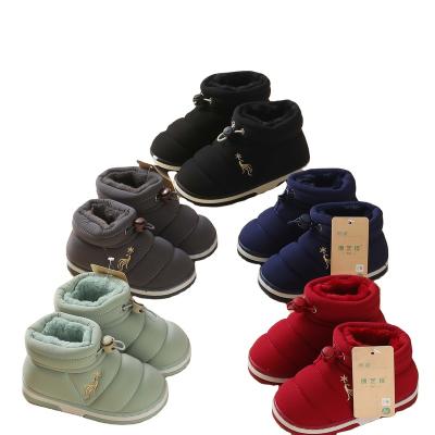 China Large Size Anti-Smell Couples Slippers House Indoor Shoe Winter Velvet Cotton Warm Shoes For Women Men for sale