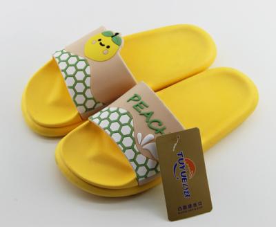 China New Design Summer Soft Slippers Waterproof For Women Yellow Cute Beach Indoor Shoes for sale