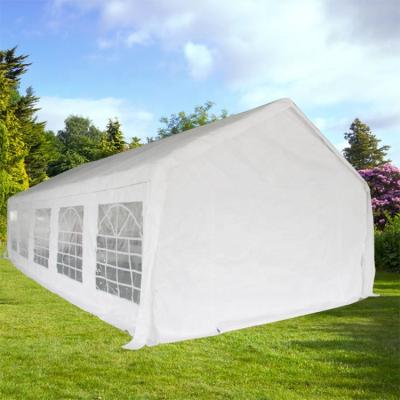 China Large white outdoor party PE garden gazebo marquee party tent for sale 4 x 10m for sale