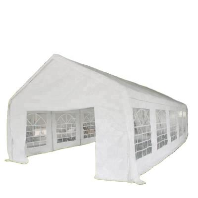 China Large white outdoor party PE garden gazebo marquee party tent for sale 4 x 10m for sale