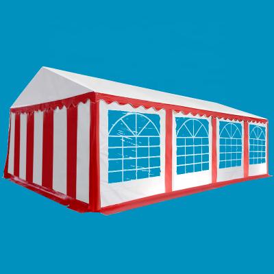 China Outdoor white&red parking lot 4 x 8 m pvc big festival event canopy tents for sale for sale