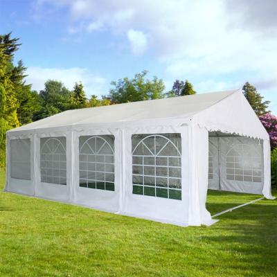 China Outdoor Party Outdoor Garden Steel Party Tent 4x8m On Sale With Waterproof 500g PVC Tarpaulin for sale