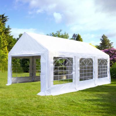 China 4 x 6 m white metal car parking awning tents with sides for sale for sale