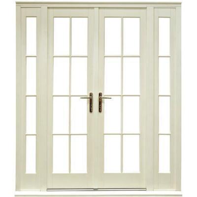 China Warm Windproof Style Designs Mobile Home French Doors Modern Exterior Panels Swing Style French Doors for sale