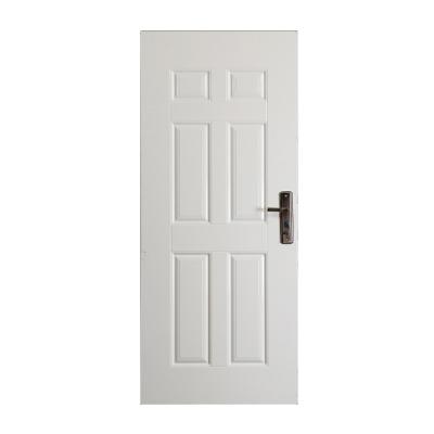 China Modern Pre Hung Interior Door Metal Hollow Panel 6 Leaf Door for sale