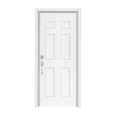 China Waterproof Pre Hung Hollow Metal Door Leaf And Door Frame Metal Steel Door for sale