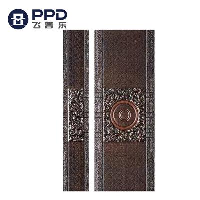 China Modern popular design stamped door skin exterior steel sheet steel door skin in stock for sale