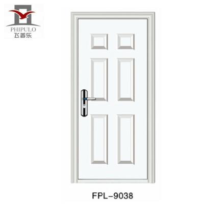 China modern white american style door security bedroom steel door designs for sale