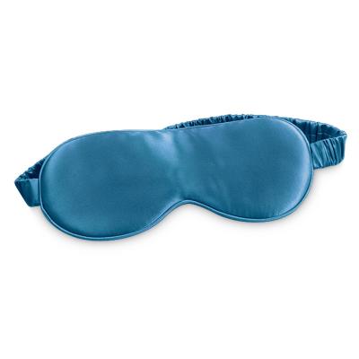 China Conventional Shape Eyemask Silk Satin Relaxing Soft Fluffy Cooling Eye Mask Skin-Friendly Anti-Wrinkle Collagen Feeling for sale