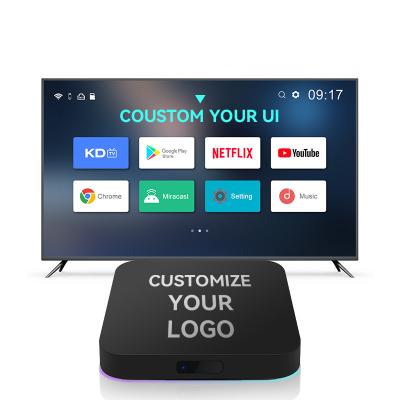 China new 4K Android Tvbox box Amlogic S905W2 HD Mini Smart Android Internet TV from 4K Junuo for sale