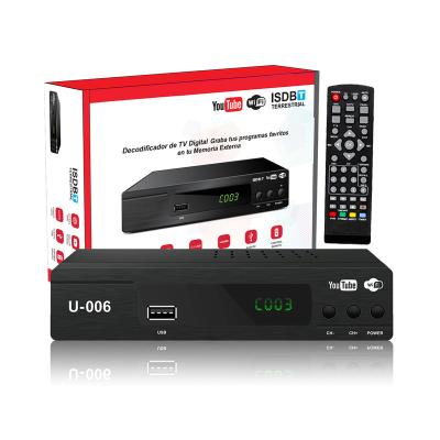 China Full HD 1080P TV BOX OEM Digital TV Terrestrial Receiver For Philippines Ecuador Peru Net Box HD ISDB-T Set Top Box Wifi TV for sale