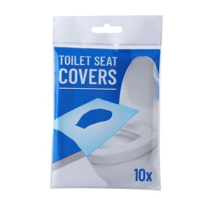 China Factory Wholesale 10pcs/bag Disposable Easy To Wear Disposable Toilet Seat Cover For Women for sale