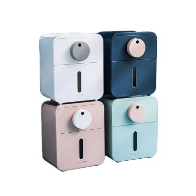 China Factory direct sale large capacity minimalist multifunctional waterproof toilet paper holder for home for sale