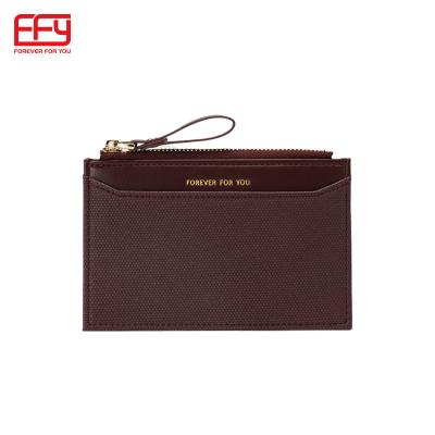 China Hot Selling Womens Females Clutch Credit Card Holder The Card Holder Zipper Wallet for sale