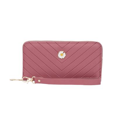 China No New FFY PU Women Wallet Purse Cheap Leather Sale Leather Wallet Best Long For Outdoor for sale