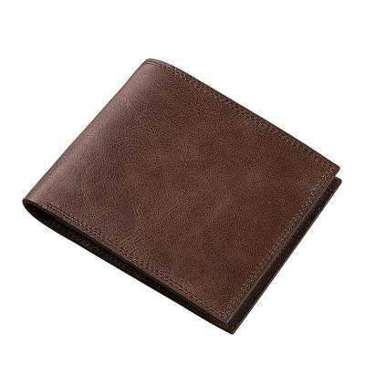 China RFID Wallet for Men-Genuine Leather RFID Blocking Stylish Bifold Wallet for sale