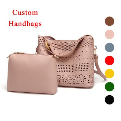 China OEM&ODM Lady Women PU Leather Handbag With Tassel Fashion Clutch Tote Bag for sale