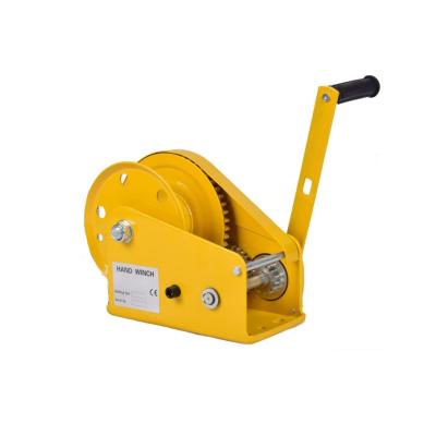 China 2600LB Manual Winch Hand Winch Portable Self Locking Hand Winch Smooth Operation for sale