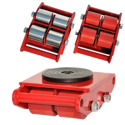 China CRK-8T Motor Trolley Cargo Trolley Easy Moving Heavy Duty Roller Skids for sale