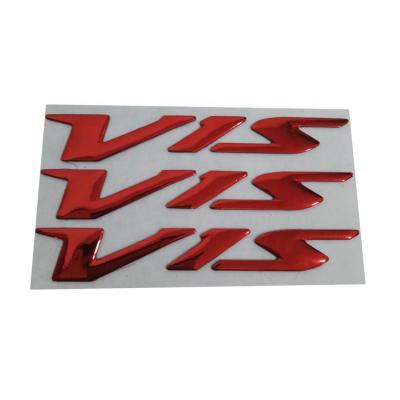 China 3D Car Emblem Waterproof Custom Soft Plastic Nameplate Car Logo Sticker Label Waterproof Plated Engrave for sale