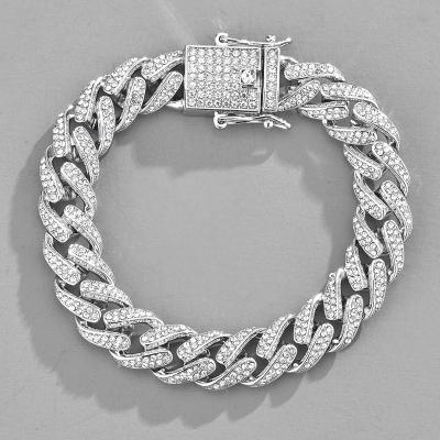 China 2022 New Style Cuban Link Chain Necklace Jewelry Wholesale Hip Necklace Trendy Eco-Friendly Hop Necklace for sale