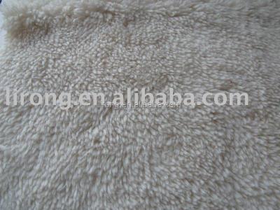 China Simple lamb borrego fabric/forro fur for sale