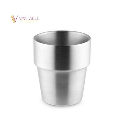 China Sustainable Insulated Stainless Steel Coffee Ice Cup Drinkware Cups For Kids With Customized Package for sale