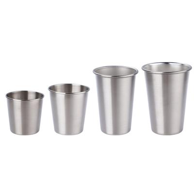 China Sustainable Water Tea Cup Stainless Steel Hot Selling Durable Mug For Restaurant for sale