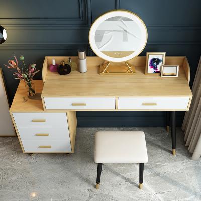 China Modern Dressing Table Bedroom Northern Europe Contracted Dresser Sockets Lamp To Bake Lacquer Cabinet Modern Dressing Web Celebrity To Make for sale