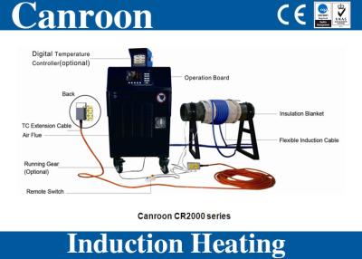 중국 파이프라인 PWHT 용접후 열처리를 위한 40 kw 공기 냉각법 유도 가열 기계 판매용