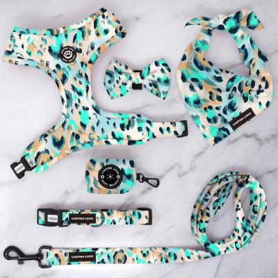 China Top Selling Viable Custom Design Pattern Dog Harness Sublimation Designer Custom LOGO Dog Chest Vest for sale