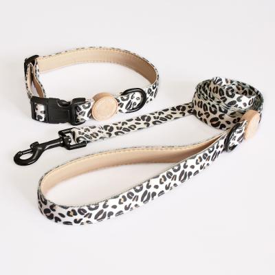 China Low Price Customized Hot Selling Base High Quality Dog Collar And Leash Set Polyester Pet Products Wholesale for sale