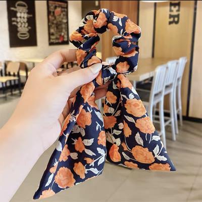 China Fashionable Thoughtful Hair Scrunchies Matching Pet Collar Bandana Pet Accessories Women's Hair Scrunchies for sale