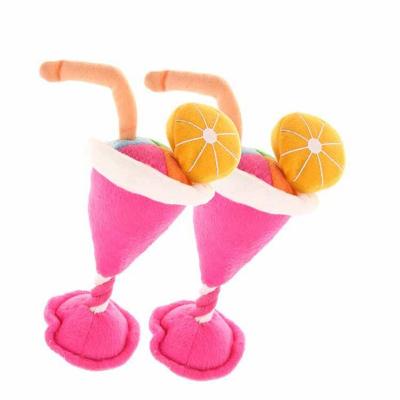 China Wholesale Viable Pet Toy Low MOQ Soft Voice Soft Chew Dog Toy Low MOQ Ice Cream Cup Durable Toy for sale